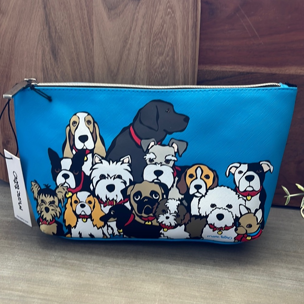 COPY - Love My Dogs Cosmetic Case By Marc Tetro